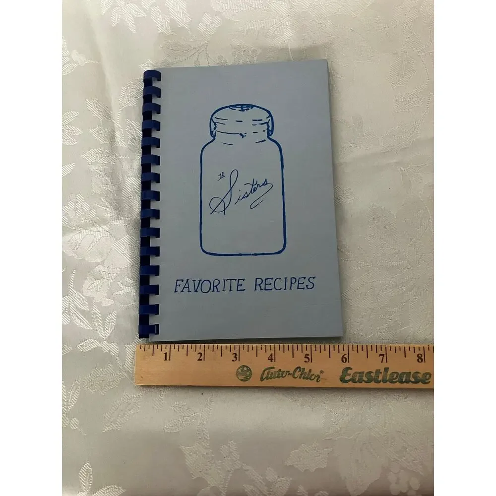The Sisters Favorite Recipes Tea Room Cookbook Orange Park FL Spiral Vintage